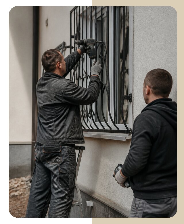 Установка наружных решеток в Новомосковске от 5059 р. | Дверной